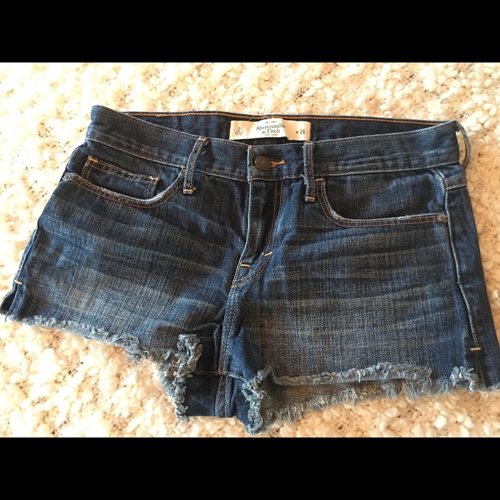 Abercrombie & Fitch Mid-Rise Mini Shorts